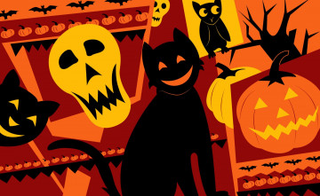 Картинка праздничные хэллоуин halloween тыква