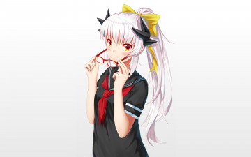 Картинка аниме fate stay+night девушка взгляд фон