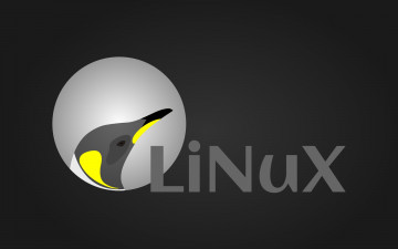 Картинка компьютеры linux фон логотип