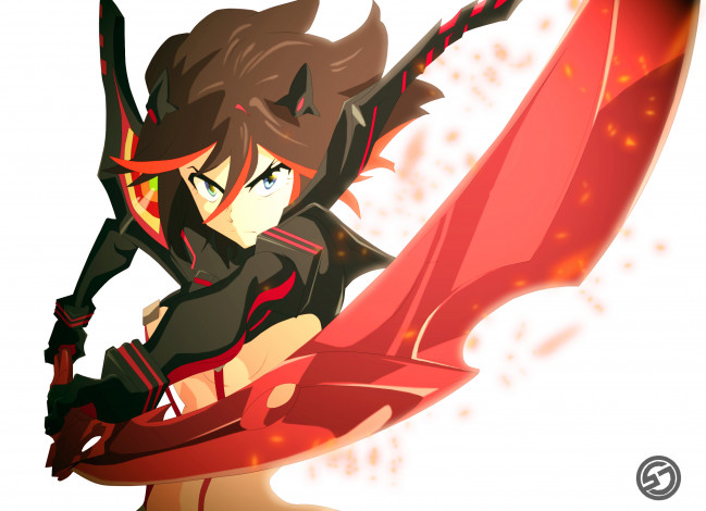 Обои картинки фото аниме, kill la kill, девушка