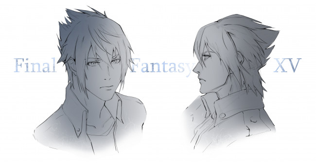Обои картинки фото видео игры, final fantasy xv, парни