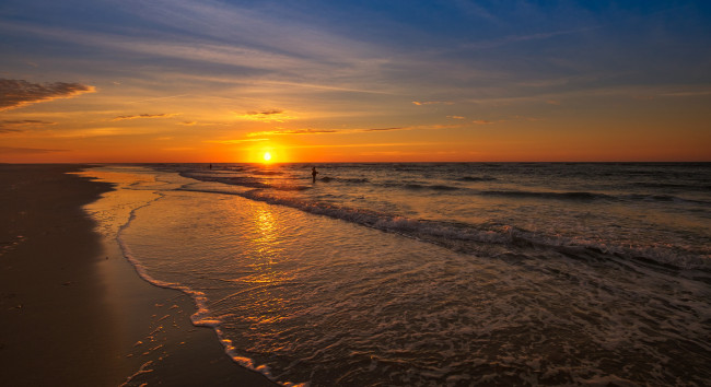 Обои картинки фото природа, восходы, закаты, простор