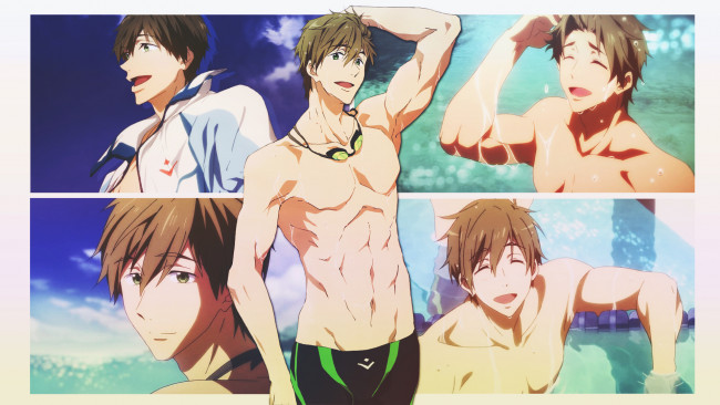 Обои картинки фото аниме, free, макото