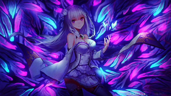 Обои картинки фото аниме, re,  zero kara hajimeru isekai seikatsu, девушка