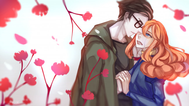 Обои картинки фото аниме, unknown,  другое, двое
