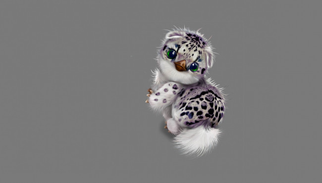 Обои картинки фото рисованное, животные, миленький, зверек