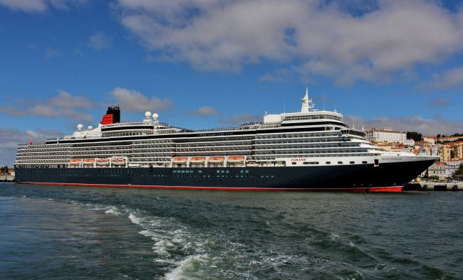 Обои картинки фото queen elizabeth, корабли, лайнеры, круиз, лайнер
