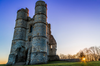 Картинка donnington+castle города замки+англии простор