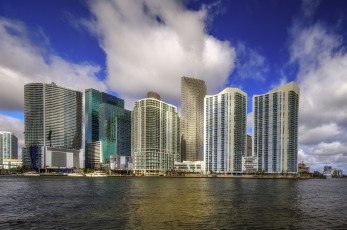 Картинка downtown+miani города майами+ сша простор