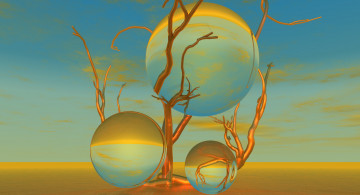 Картинка 3д+графика шары+ balls шары фон