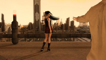 Картинка 3д+графика люди+ people девушка взгляд фон