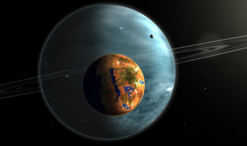 Картинка космос арт звезды галактики вселенная планеты