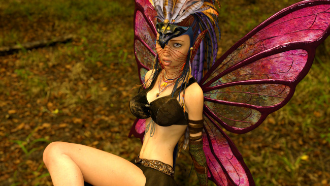 Обои картинки фото 3д графика, эльфы , elves, эльфийка, фон, взгляд