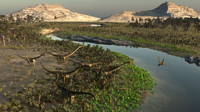 Обои картинки фото 3д графика, животные , animals, природа, динозавры