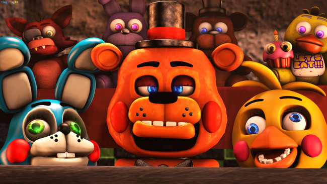 Обои картинки фото видео игры, five nights at freddy`s, five, nights, at, freddy's