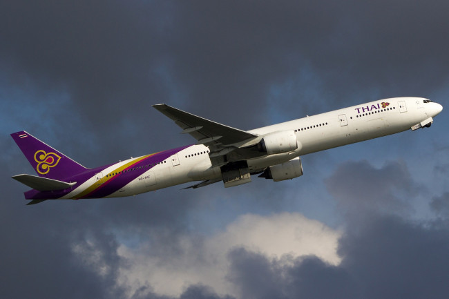 Обои картинки фото b777-3d7, авиация, пассажирские самолёты, авиалайнер