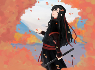 Картинка аниме mo+dao+zu+shi вэй усянь флейта