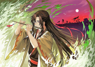 Картинка аниме mo+dao+zu+shi вэй усянь флейта