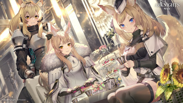Картинка аниме azur+lane arknights
