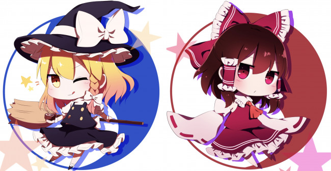Обои картинки фото аниме, touhou, тоухоу
