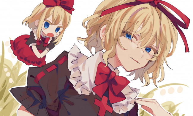 Обои картинки фото аниме, touhou, тоухоу