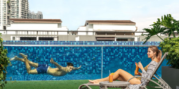 Картинка разное мужчина+женщина мужчина бассейн женщина шезлонг коктейли