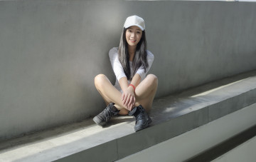 Картинка девушка девушки -+азиатки азиатка модель брюнетка женщина