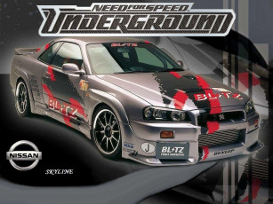 Картинка сканлайн видео игры need for speed underground
