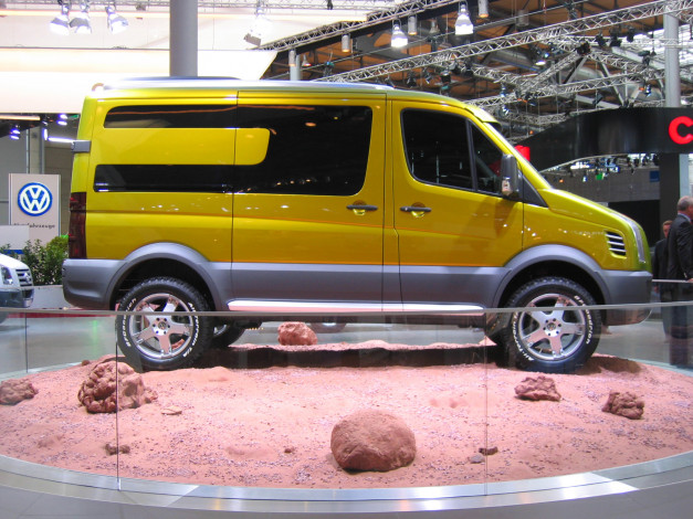 Обои картинки фото crafter, atacama, автомобили, volkswagen