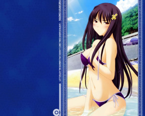 Картинка аниме promising to the blue sky