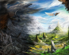 Картинка фэнтези иные миры времена