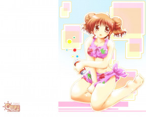 обоя аниме, hidamari, sketch