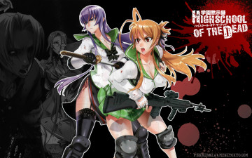 Картинка high school of the dead аниме highschool