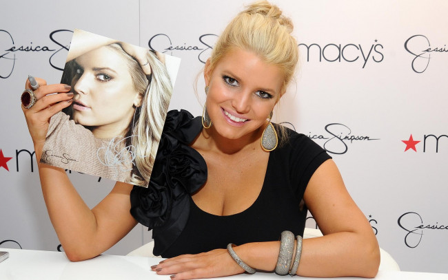 Обои картинки фото , jessica, simpson, девушки