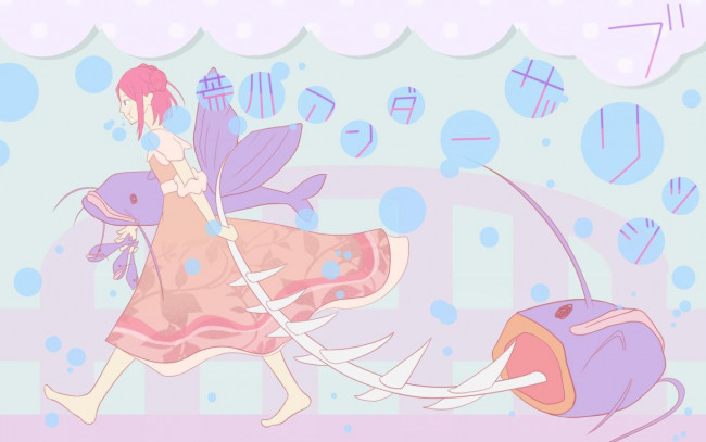 Обои картинки фото аниме, arakawa, under, the, bridge