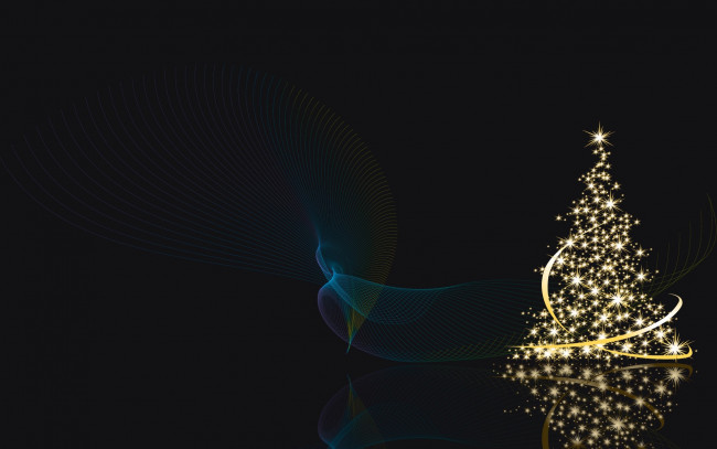 Обои картинки фото праздничные, векторная, графика, новый, год