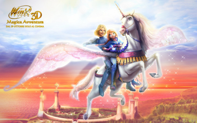 Обои картинки фото winx, club, 3d, magic, adventure, мультфильмы