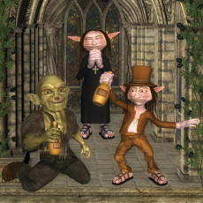 Картинка 3д графика elves эльфы