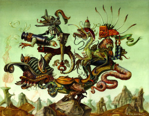 Картинка ben blatt фэнтези существа сюрреализм