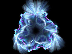 Картинка 3д графика fractal фракталы абстракция