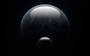 Картинка космос арт планеты звёзды вселенная