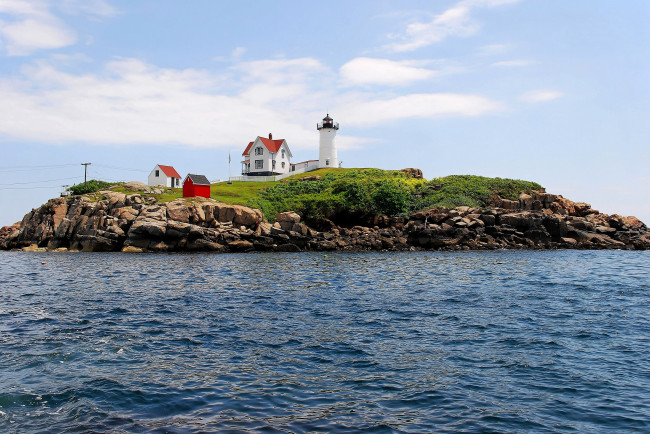 Обои картинки фото природа, маяки, остров, вода