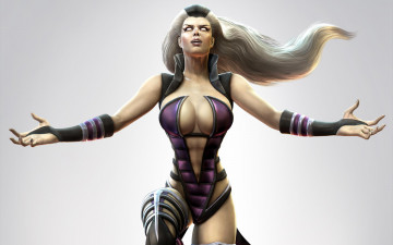 Картинка mortal kombat видео игры 2011 sindel