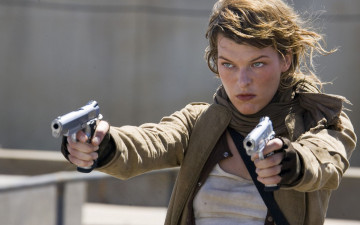 Картинка обитель зла кино фильмы resident evil exctinction милла йовович