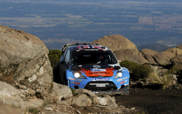 Картинка спорт авторалли метс остберг ралли mats ostberg rally ford fiesta rs wrc 2012