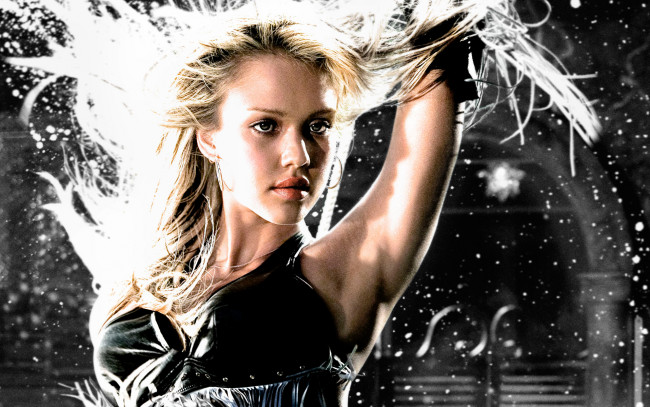 Обои картинки фото город, грехов, кино, фильмы, sin, city, jessica, alba
