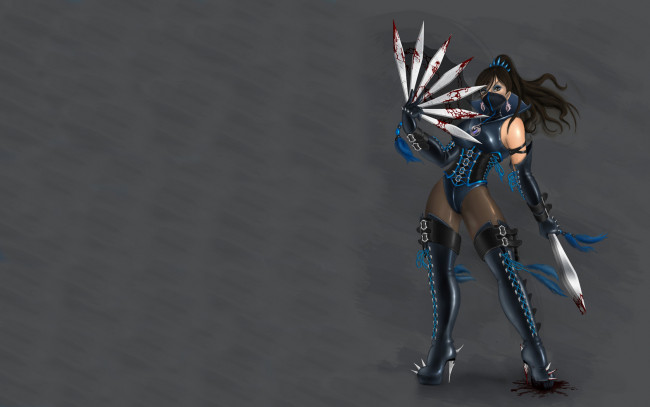 Обои картинки фото mortal, kombat, видео, игры, kitana