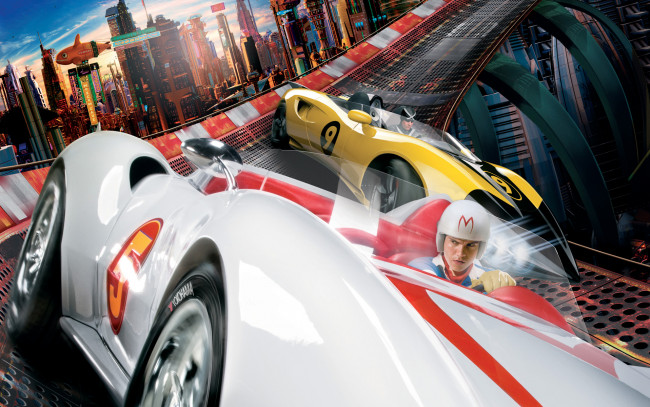 Обои картинки фото спиди, гонщик, кино, фильмы, speed, racer, гонка