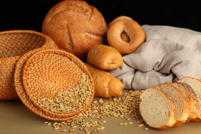 Обои картинки фото еда, хлеб, выпечка, разнообразие