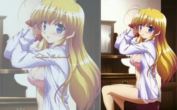 Картинка аниме fortune arterial взгляд девушка